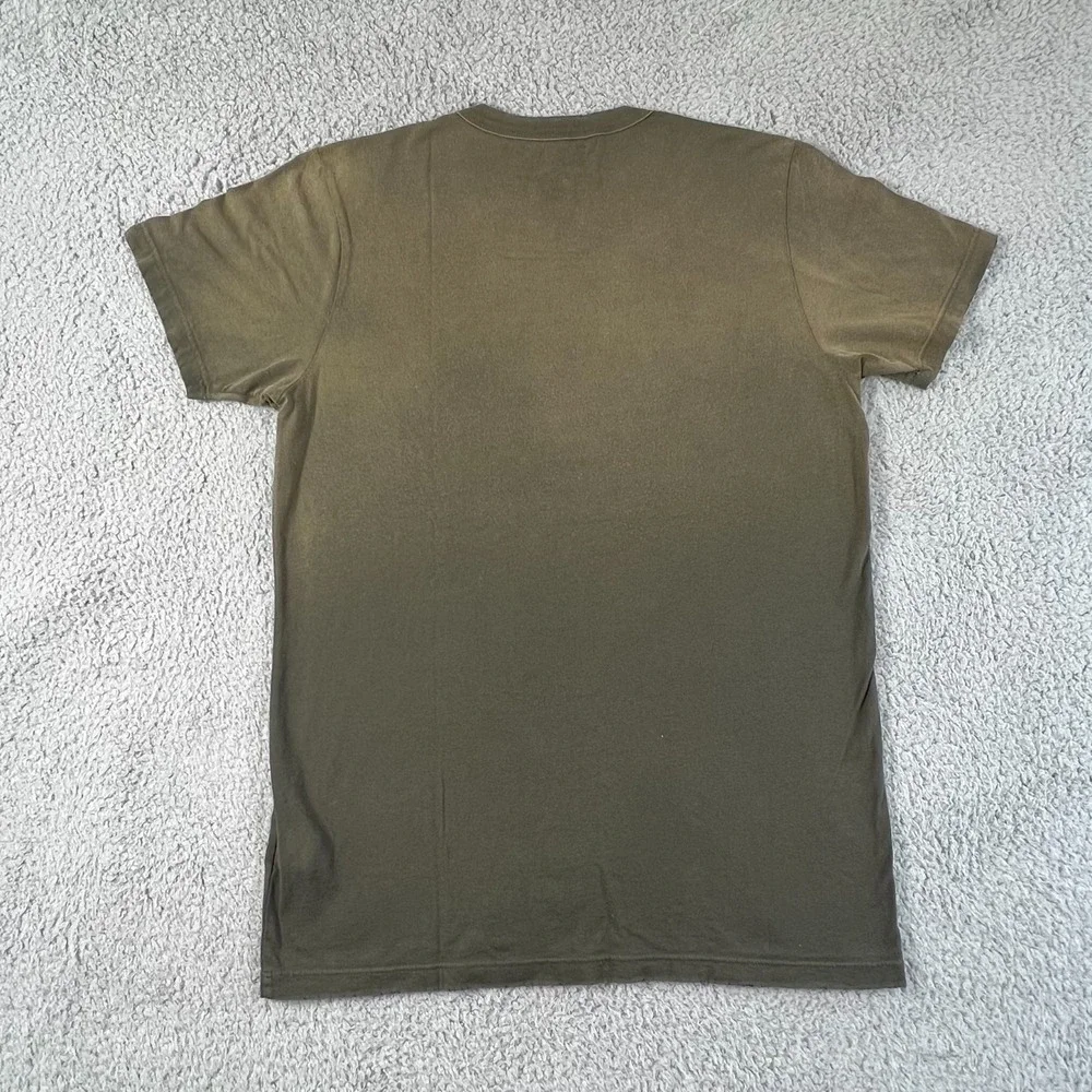 True Religion Graphic T-Shirt Peace Sign FREEDOM Olive‎ Green Men's Size M NWT